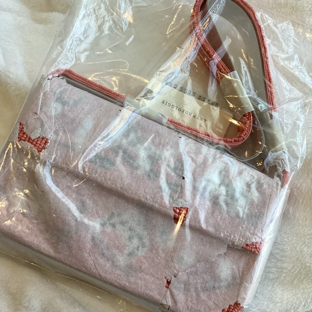 🐾Anthropologie Fiona Beaded Purse Animal Edition Bag New Dog Winter Snow Ski - Picture 4 of 10